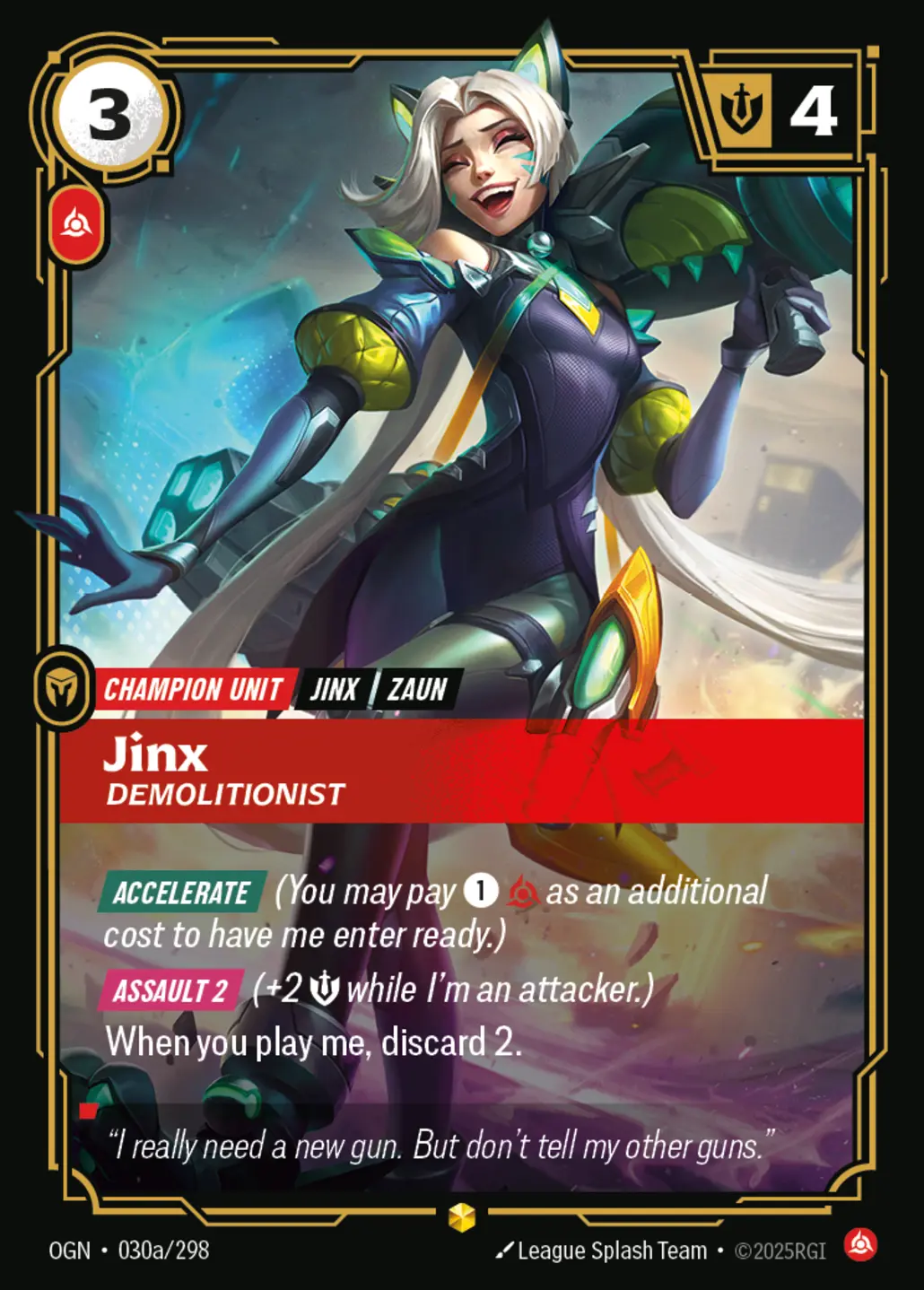 Jinx, Demolitionist